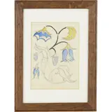 Ernest Archibald Taylor, FLORAL STUDY, pencil and watercolour