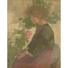 Stansmore Dean, THE BRETON GIRL, Oil on canvas