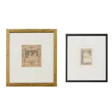 Annie French, BOOKPLATE: EX LIBRIS ARCHIBALD CRAIG, print, 11cm x 7.5cm (frame size 31.7cm x 28cm)