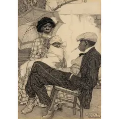 Warwick Reynolds, 'PROSPERITY', crayon on paper