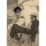 Warwick Reynolds, 'PROSPERITY', crayon on paper
