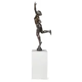 Gerald Laing, THE MESSENGER, 1991, bronze, edition of 10, raised on a Corian plinth
