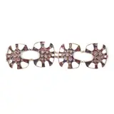 Norman Grant, 'MICROSCOPIC PLANT CROSS SECTION' SERIES BRACELET,  1973-4, silver and enamel