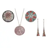 Norman Grant, 'TREE OF SEASONS' SERIES PENDANT NECKLACE, 1978, enamel