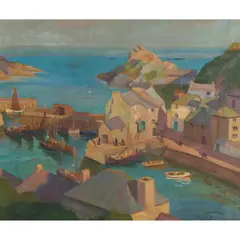 Francis Wall, POLPERRO, oil on canvas