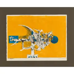 Graham Sutherland, THORN CROSS, 1955 (TASSI 66), Lithograph, 84/100