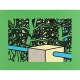 Patrick Caulfield, GARDEN WITH PINES, 1975, Screenprint