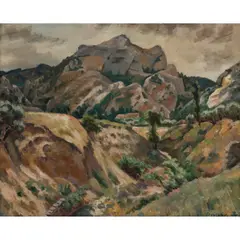 Roger Fry, THE RAVINE, THE ALPILLES, CIRCA 1932-33, oil on canvas