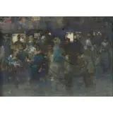 James Watterson Herald, EVENING MARKET, watercolour