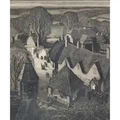 Robin Tanner, CHRISTMAS, Etching, 13/100