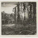 Graham Sutherland, CRAY FIELDS, 1925 (TASSI 19), Etching