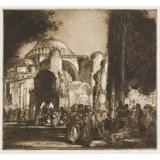 Sir Frank Brangwyn, SANTA SOPHIA, 1906, Etching, ed. 70
