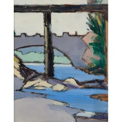 Ernest Archibald Taylor, THE VIADUCT - TONGLAND, Oil on panel