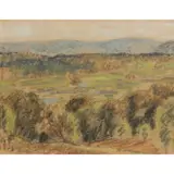Sir Frank Brangwyn, WOODED LANDSCAPE