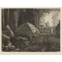 Graham Sutherland, PECKEN WOOD, 1925 (TASSI 21), Etching
