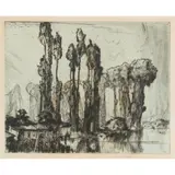 Sir Frank Brangwyn, A BEND IN THE RIVER, 1926 (GAUNT 323), Etching