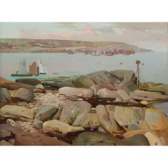 Frank Richards, OFF THE COAST, 1888, oil on canvas