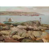 Frank Richards, OFF THE COAST, 1888, oil on canvas