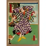 Utagawa Toyokuni, EDO PERIOD, comprising nine oban tate-e prints and one triptych print