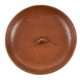 Robert 'Mouseman' Thompson, LARGE BOWL, CIRCA 1965, carved mouse signature to the centre