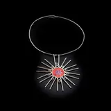 Norman Grant, 'MOLECULAR STRUCTURE OF PLANKTON' NECKLACE, EDINBURGH 1973, enamel