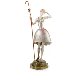 Ferdinand Preiss, 'BO-PEEP' ART DECO FIGURE, CIRCA 1925, cold painted bronze, carved and painted ivory, apparently unmarked