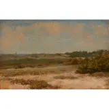 George Heming Mason, A COASTAL VIEW, Oil on board