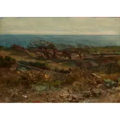 George Heming Mason, UNDERCLIFF, NEAR VENTNOR, ISLE OF WIGHT, oil on board