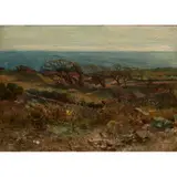George Heming Mason, UNDERCLIFF, NEAR VENTNOR, ISLE OF WIGHT, oil on board