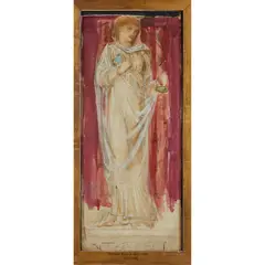 Thomas Matthews Rooke, CASTITAS, pencil and watercolour heightened with bodycolour