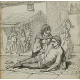Frederick Walker, RIENZI, Pen and ink