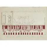 Henry Holiday, THE LOWEST FEATURE OF THE TABULAR SYSTEM, pencil, pen and ink