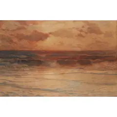SEASCAPE by Joseph Arthur Palliser Severn, watercolour, sold Nov 2021