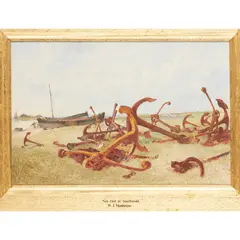 William John Montaigne, SEA RUST AT SOUTHWOLD ON THE BANKS OF THE BLYTHE, ’ watercolour