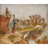 Arthur Boyd Houghton, IN CAPTIVITY, bodycolour and watercolour