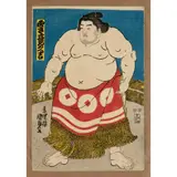 Utagawa Kunisada, EDO PERIOD, comprising fourteen oban tate-e prints and one oban yoko-e print