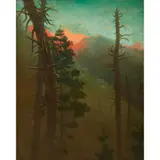 Vereker Monteith Hamilton, SUNSET ON THE EIGER, oil on canvas