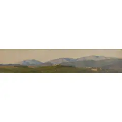 Lord Frederic Leighton, THE MOUNTAINS OF URBINO FROM PERUGIA, oil on canvas