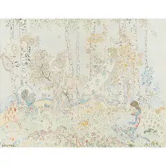 Jessie M. King, YOUTHE, watercolour on vellum