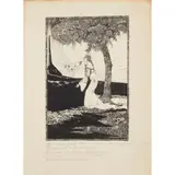 Annie French, 'WHEN I CAME BACK FROM LYONESSE WITH MAGIC IN MY EYES...', pen and ink
