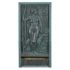 Charles E. Thomas, 'SPRING', DESIGN FOR BRONZE FOUNTAIN, patinated plaster