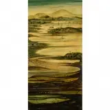 Sylvia Fein, Indian Hough, Tempera on board