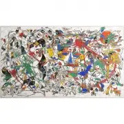 Tiefeng Jiang, Untitled, Mixed media on paper