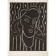 Henri Matisse, Teeny, 1938, linocut on laid paper