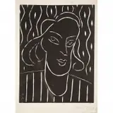 Teeny by Henri Matisse, 1938, linocut on laid paper, sold Aug 2019