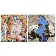 Tiefeng Jiang, Mountain Ghost and Blossoming Flowers, Serigraph