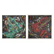 Tiefend Jiang, Red Horse and Green Horse, Serigraph