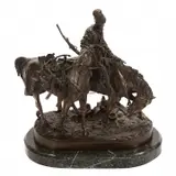 Eugeni Lanceray, After a Battle with a Turkish Trophy Horse, Bronze