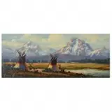 Heinie Hartwig, Indian Encampment (The Way it Was)