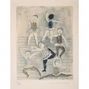 Graciela Rodo Bolanger, Les Petites Ballarines, Etching